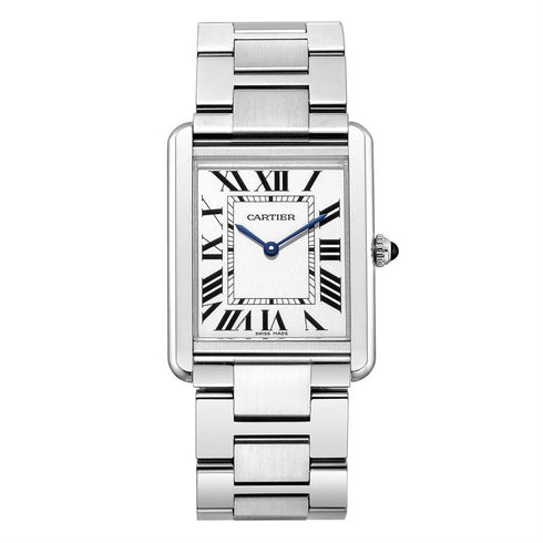 Cartier Tank Argenté Blanc Hommes